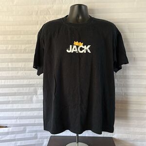 JackFM Radio Black Men’s T-Shirt Size 2XL Short Sleeve Graphic Tee